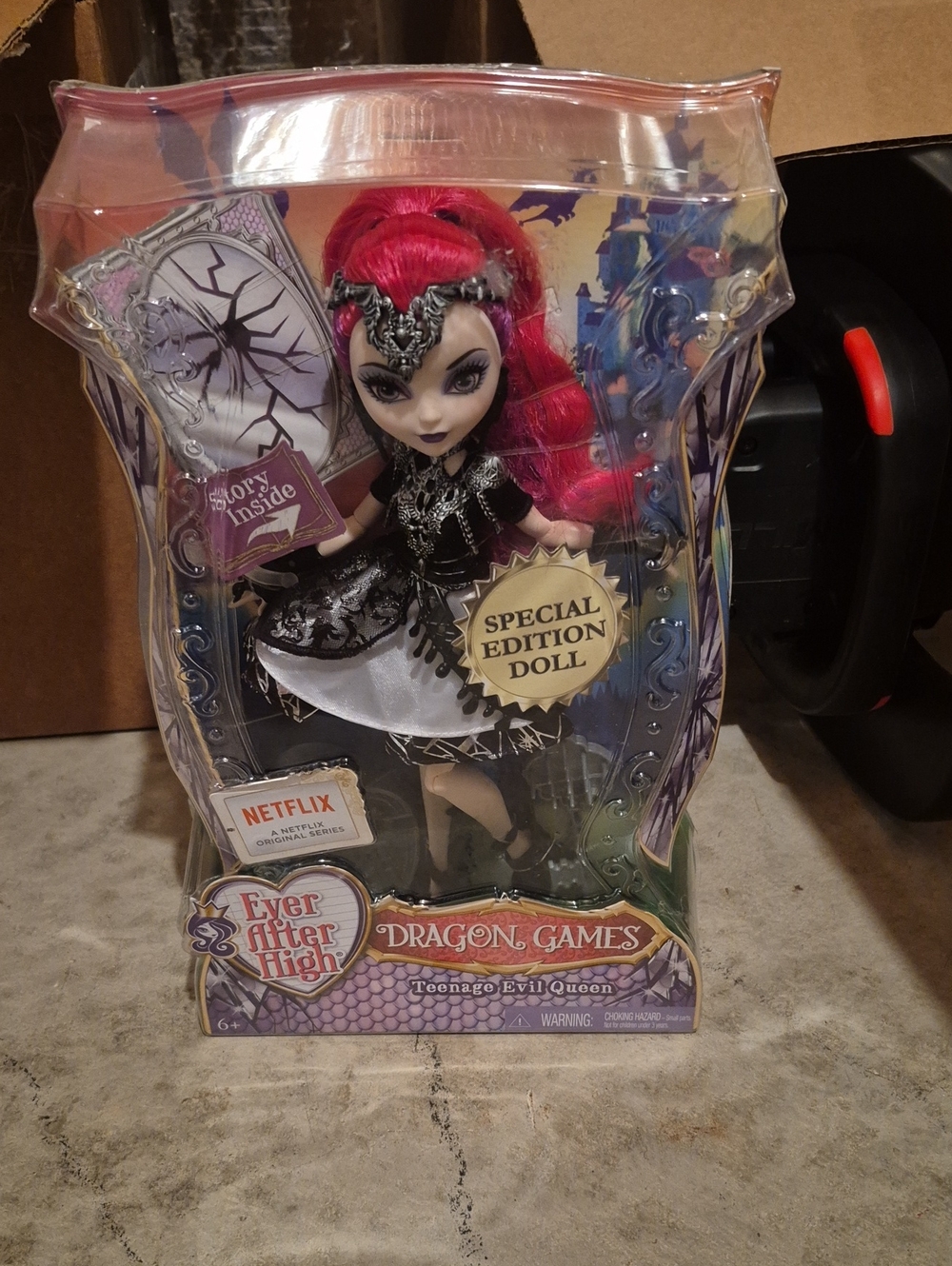Ever After High Dragon Games Teenage Evil Queen Doll - Pink (CIB)